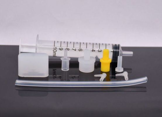 syringe to clean printhead