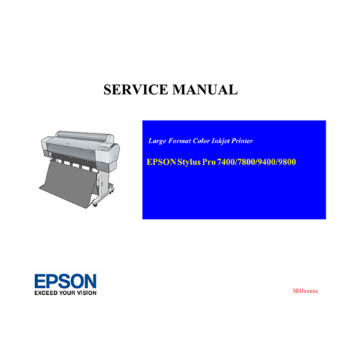 Epson 7400_7800_9400_9800 Service Manual