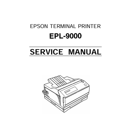 Epson EPL-9000 Service Manual English Repair Manual