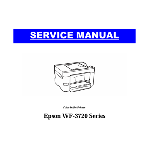 Epson EPSON WF-3720 3720 inkjet printer English service manual