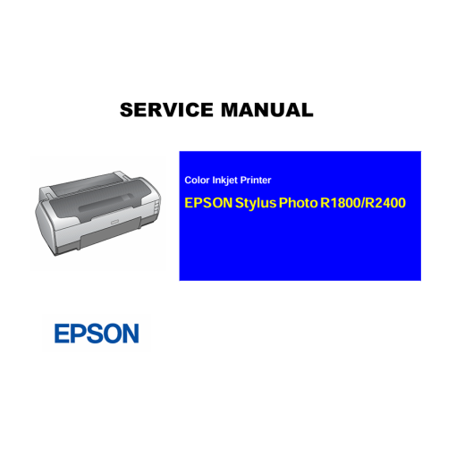 Epson R1800 R2400 English service manual