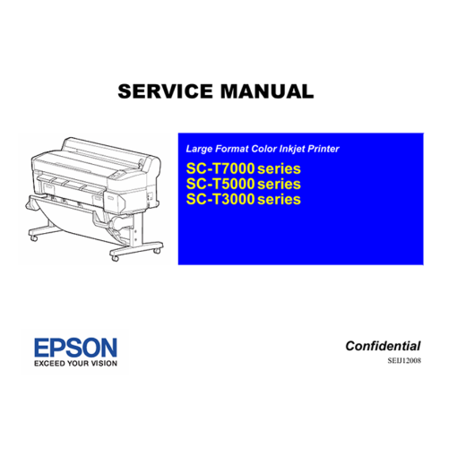 Epson T3000 T5000 T7000 English Service Manual