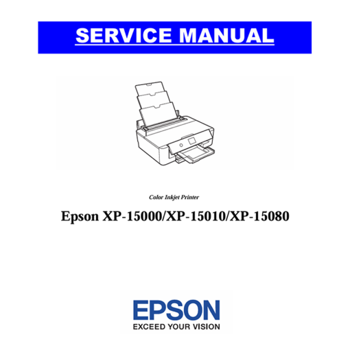Epson XP-15000 XP-15010 XP-15080 Inkjet Printer English Service Manual